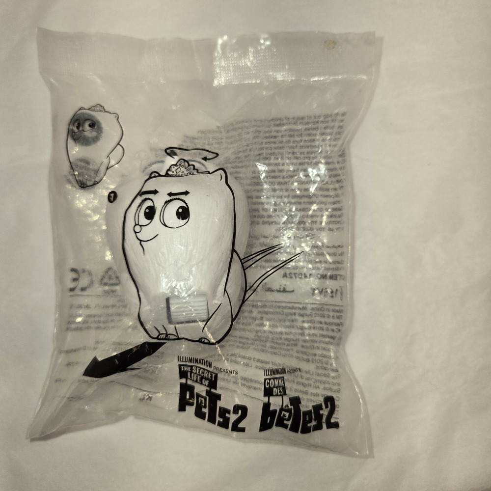 Burger King The Secret Life of Pets Toy Sealed in Bag 2019 Age 3+